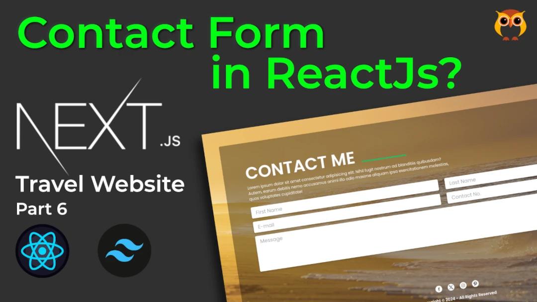 How to Create a Functional Contact Form in React.js | Next.JS Beginner Guide | Geekboots