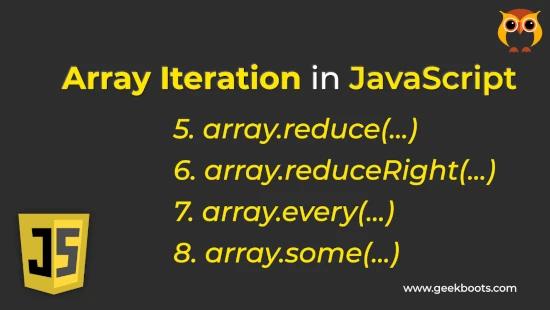 Array Iteration in JavaScript: Using reduce, reduceRight, every, and some for JavaScript