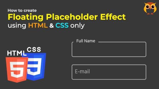 How to Create a Floating Placeholder on Your Signup Form for CSS