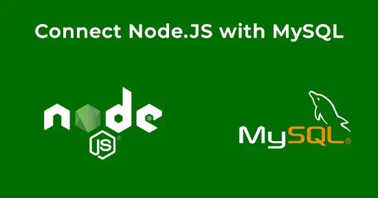 How to Connect Node.js with MySQL for Node JS