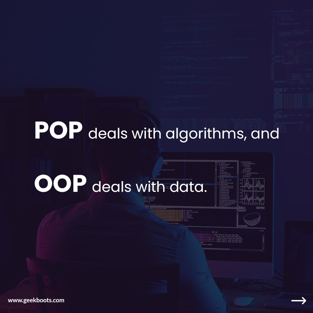 Object Oriented programming vs Procedure oriented programming