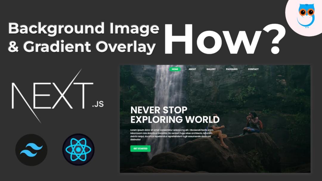 Adding a Background Image with Gradient Overlay in Tailwind CSS | Next.JS Beginner Guide | Geekboots