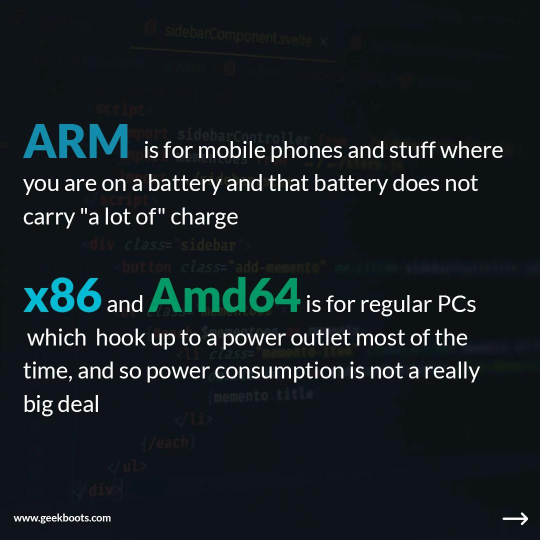 ARM vs. x86 vs. AMD64: Understanding the Key Differences and Applications