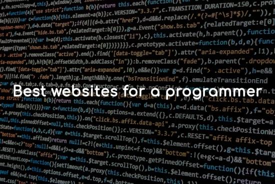 Best websites for a programmer