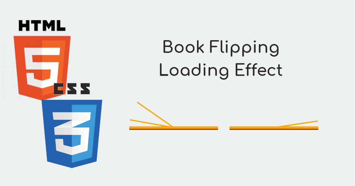 Page Flipping Preloader