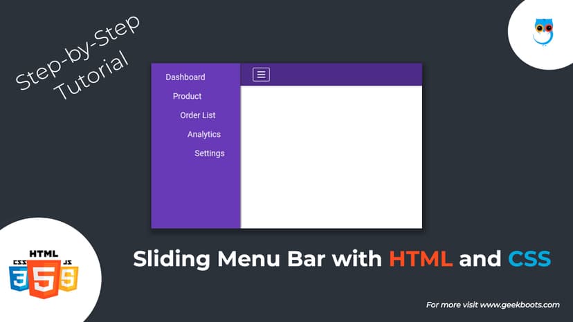Sliding Menu Bar