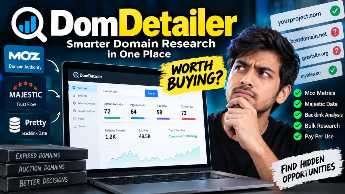 DomDetailer: A Practical Guide to Domain Research, Backlink Metrics, and Bulk Analysis