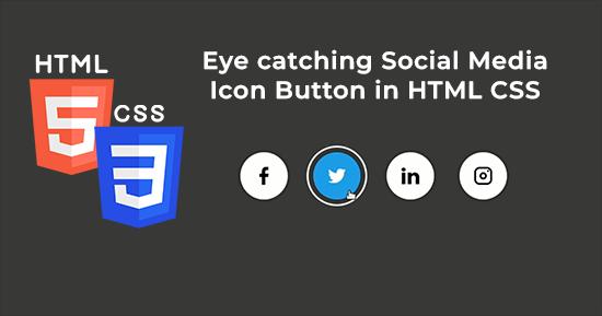 Eye Catchy Media Icon Button