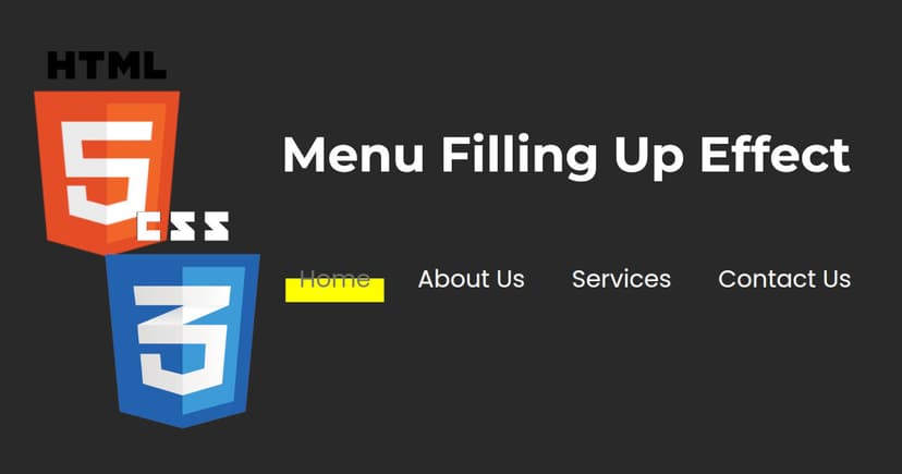 Menu Filling Up Effect