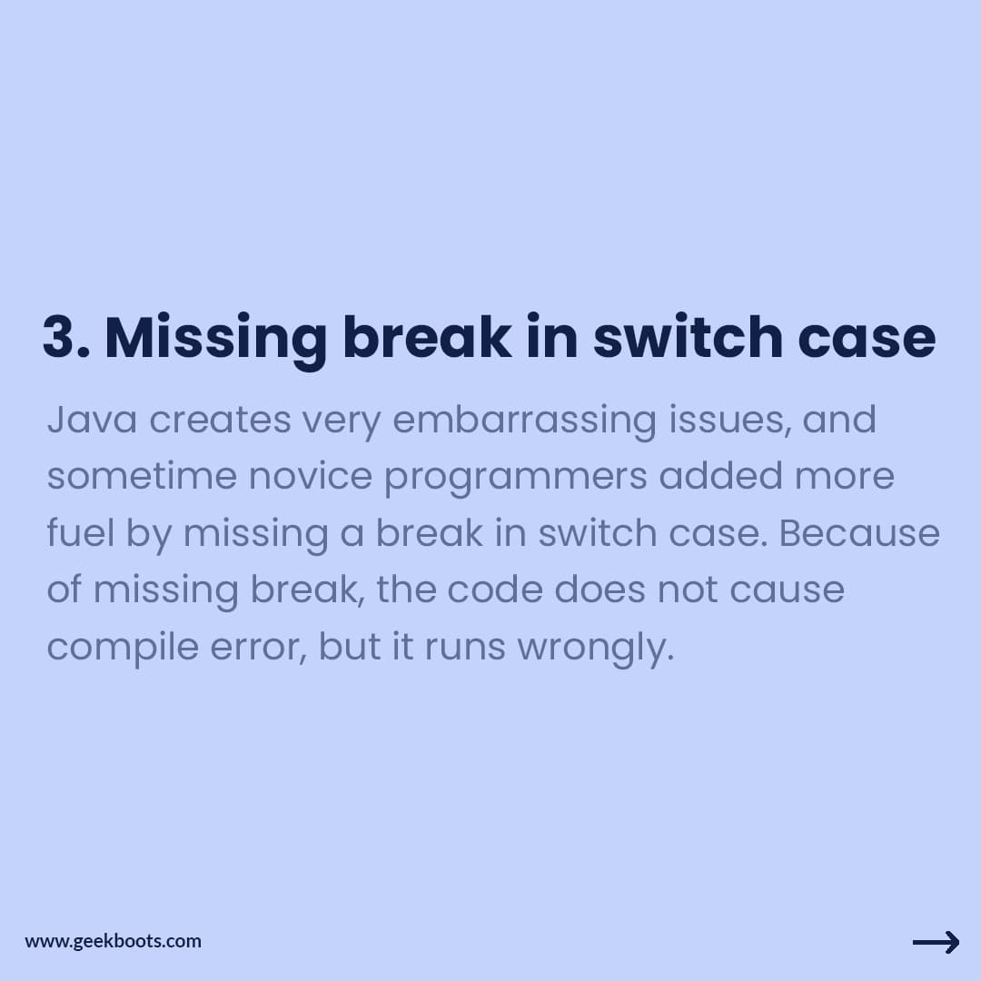 9 most common mistakes by Java programmers - Image 3 of 4