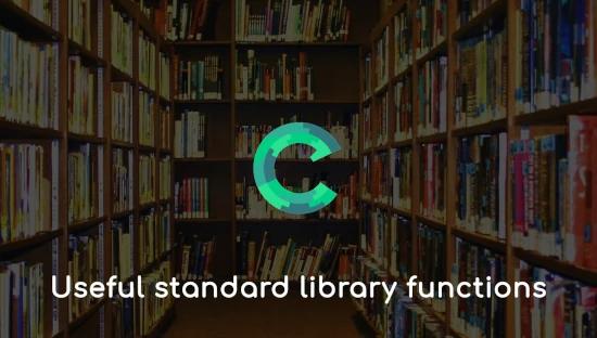 Most useful standard library functions in C language