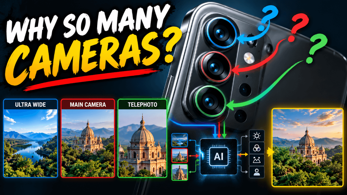 Why Do Modern Smartphones Have So Many Cameras?