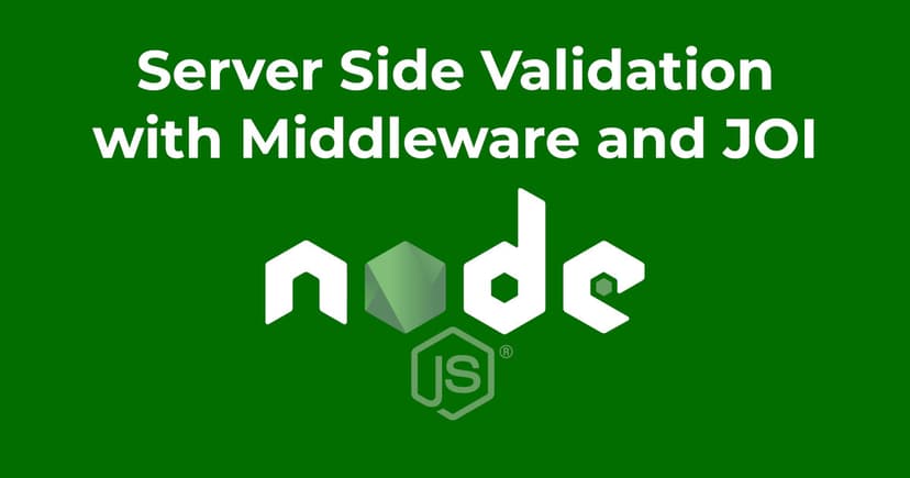 Data Validation using Middleware and JOI