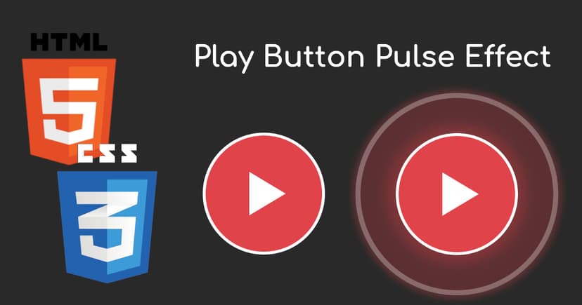 Play Button with Pulse Effect