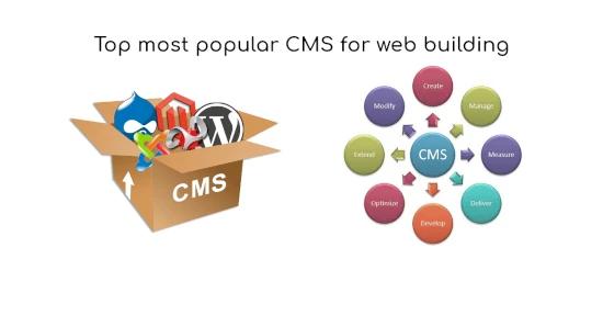 Top most popular CMS for your web building