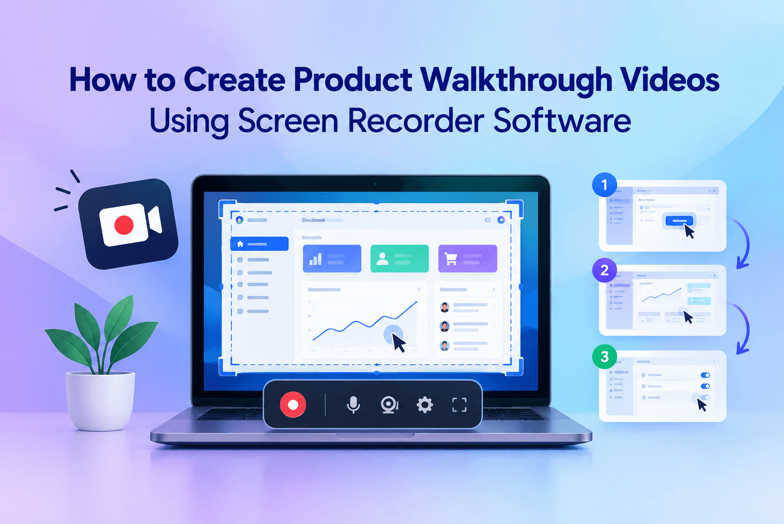 How to Create Product Walkthrough Videos Using Screen Recorder Software