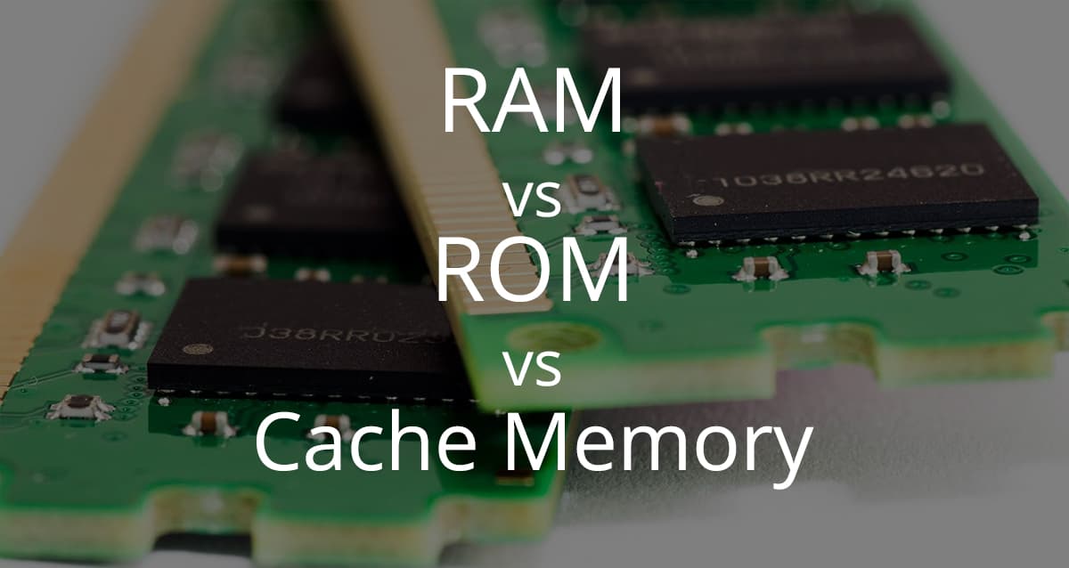 RAM vs ROM vs Cache Memory