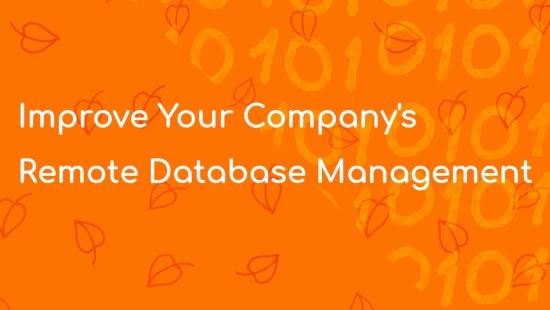 3 Ways To Improve Your Company's Remote Database Management