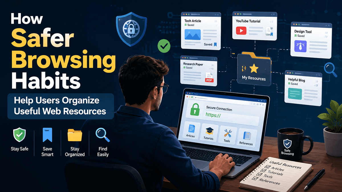 How Safer Browsing Habits Help Users Organize Useful Web Resources