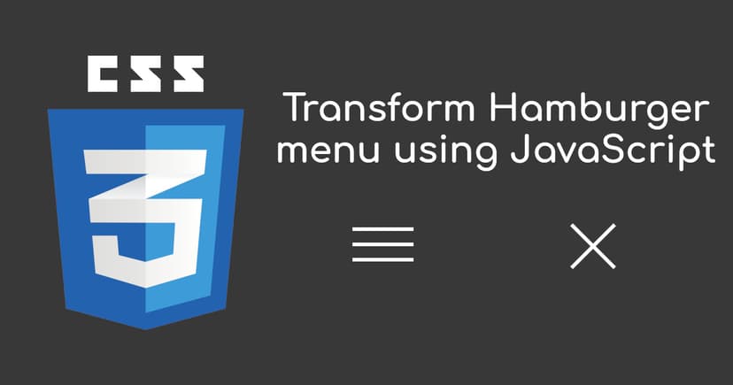 Transform Hamburger Menu