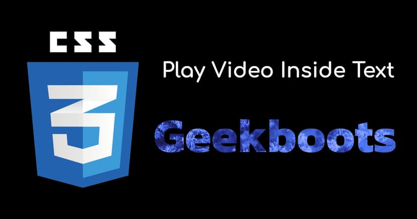 Play Video Inside Text