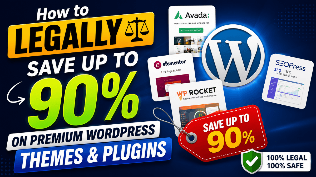 How to Legally Save Up to 90% on Premium WordPress Themes and Plugins