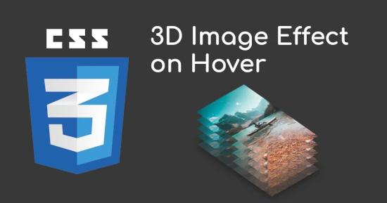 3D Image Effect on Hover