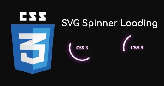 SVG Spinner Loading